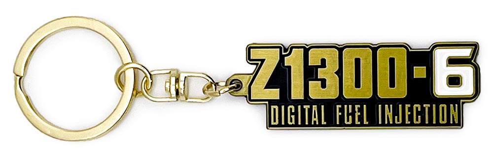 Kawasaki Z1300 サイドカバーエンブレム メタルキーホルダー