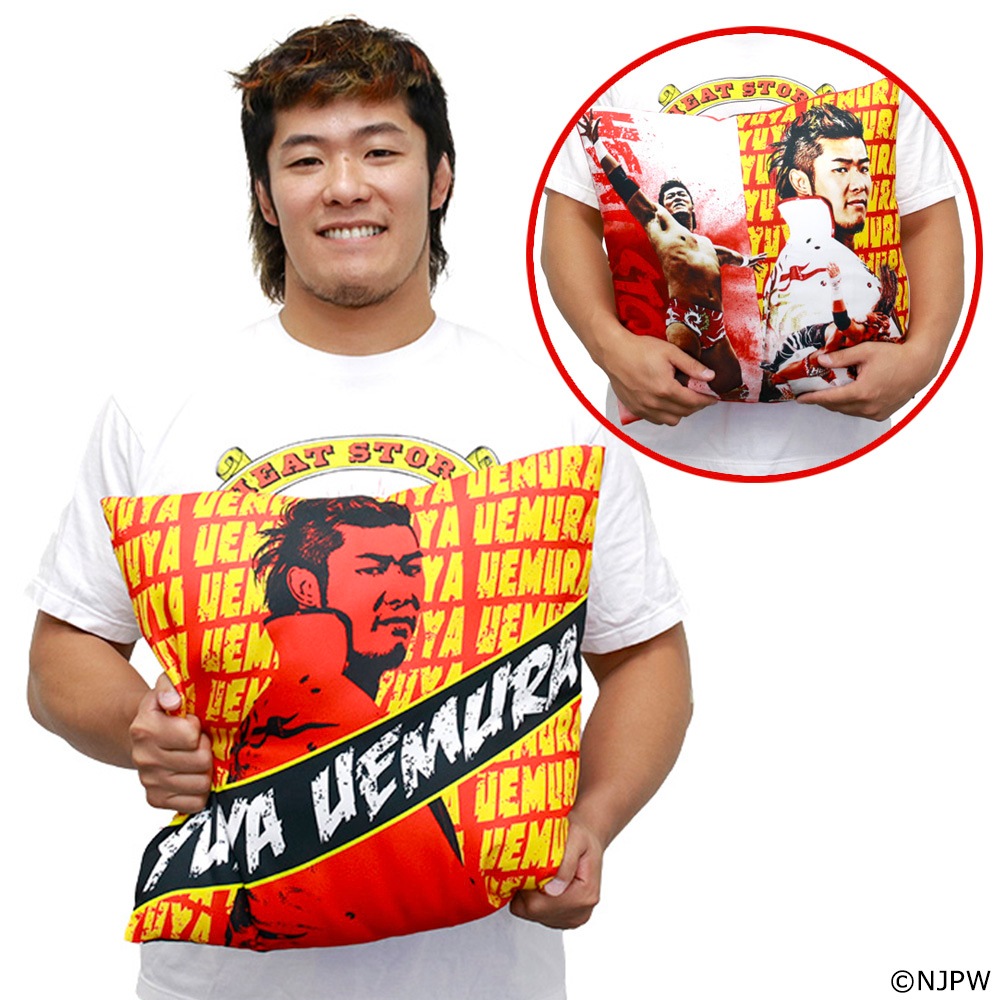 新日本プロレス ビッグクッション 45×45 上村優也 2025