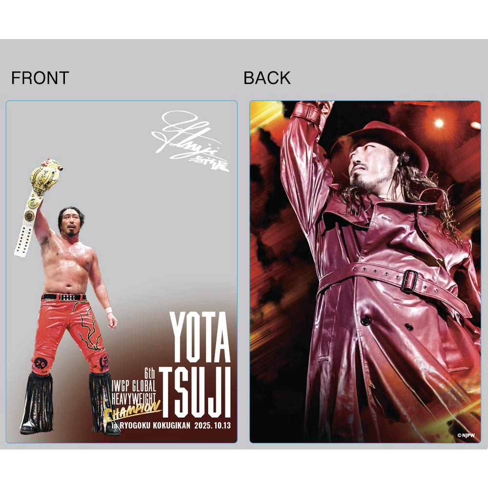 新日本プロレス アクリルブロック 10月13日 第6代 IWGP GROBALヘビー級