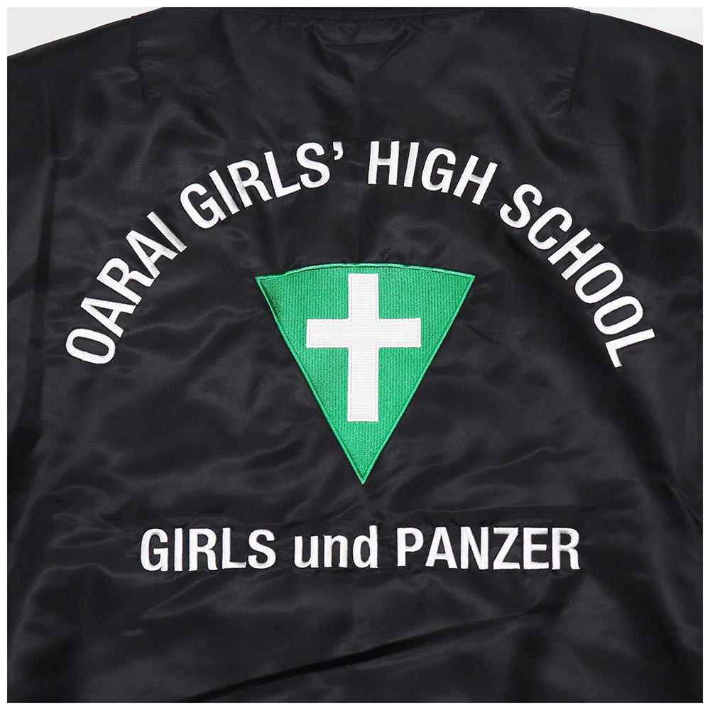 ガールズ＆パンツァー　MA-1　大洗女子学園モデル　L