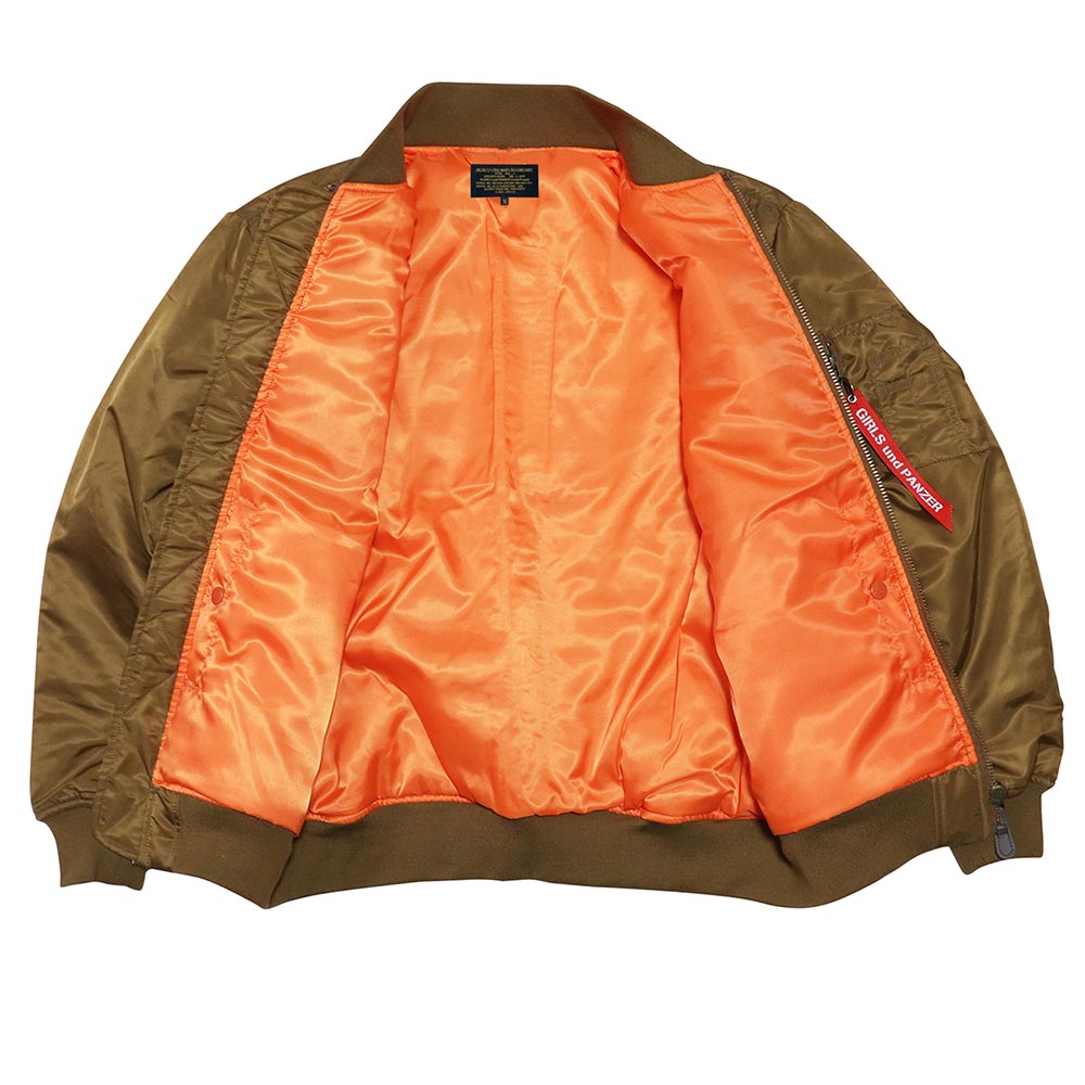 ガールズ＆パンツァー　MA-1　サンダース大学付属高校モデル　XL