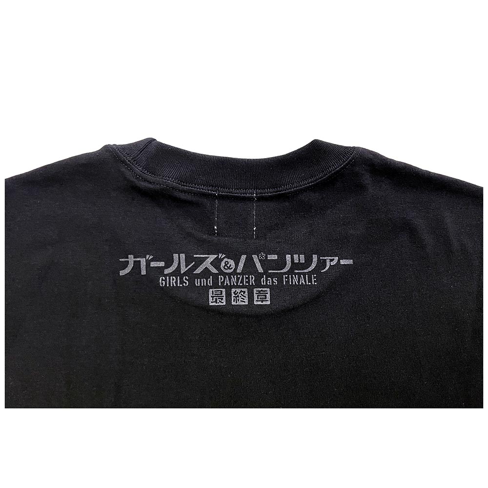 ガールズ＆パンツァー 最終章 Tシャツ 校章ステルスロゴ 大洗女子学園 M