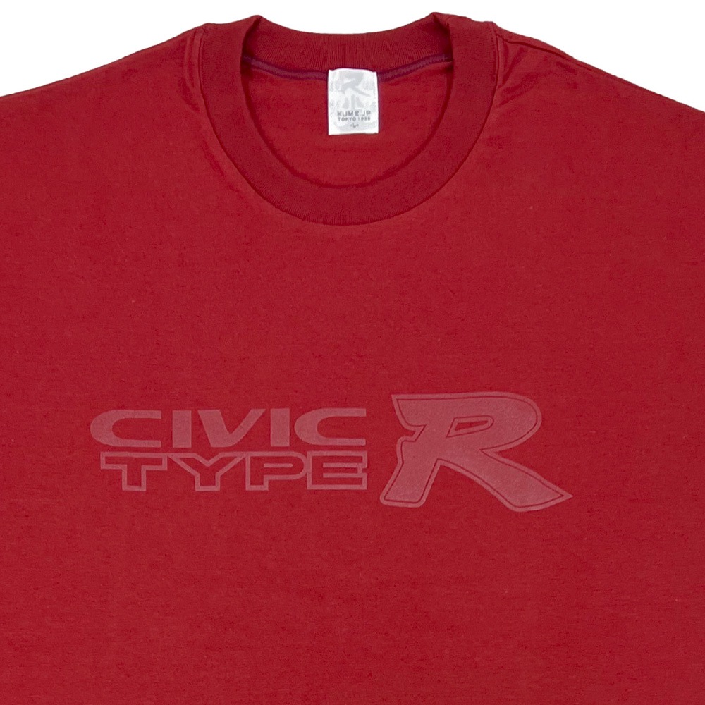 Honda CIVIC TYPE R(EK9)レッドステルスロゴTシャツ　M