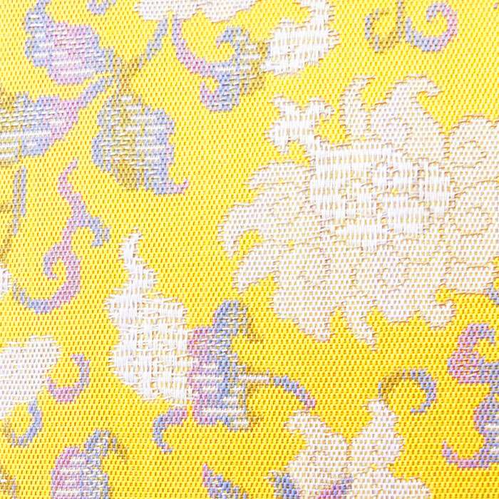 宝箱錦絵巻(中) 牡丹唐草文_黄色 | 文庫箱 | 京都本みすや針 みすや忠兵衛