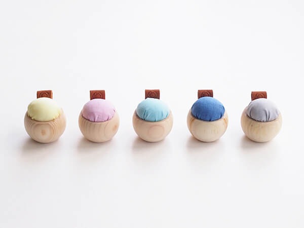 Cohana ヒノキのピンクッション 播州織 ふかがわねず GY | Cohana