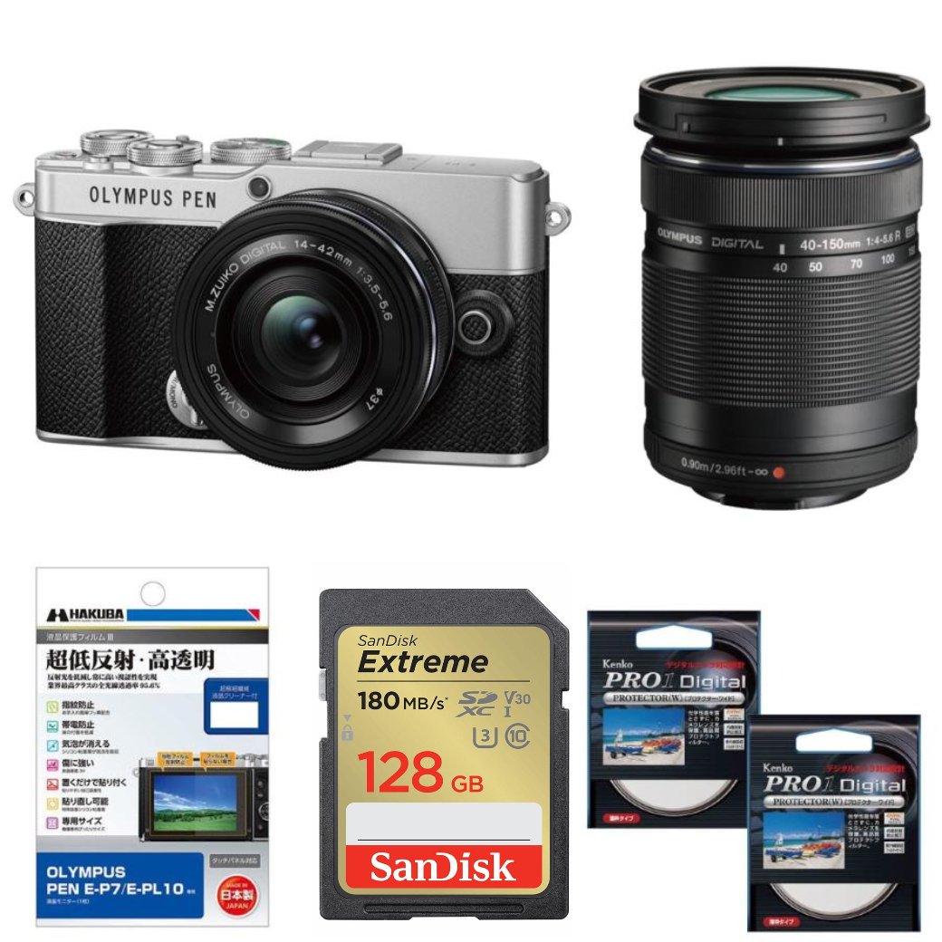 OLYMPUS PEN E-P7 14-42mm EZ レンズキット ホワイト | デジタル一眼