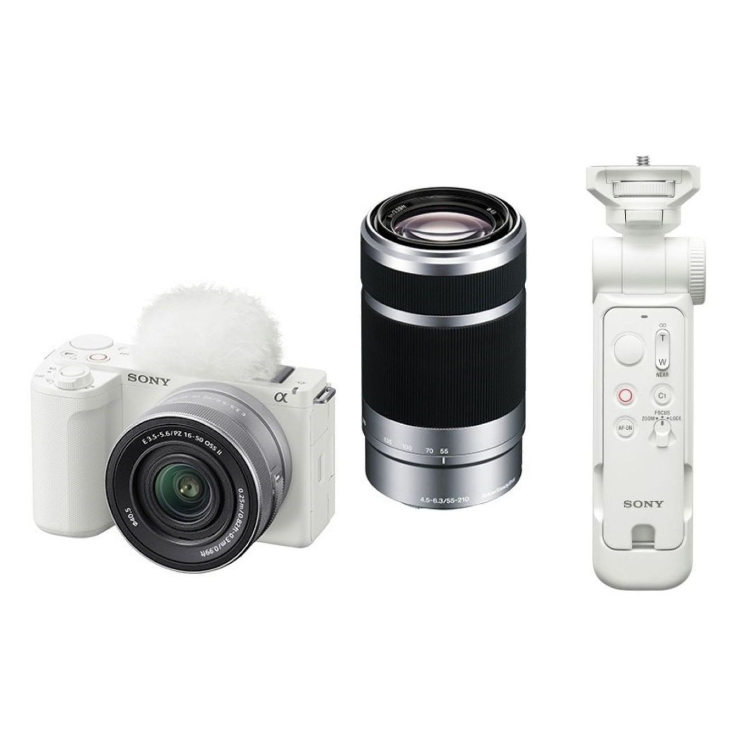 SONY ZV-E10Y/WQ（白色）ダブルズームレンズキット SONY VLOGCAM ZV-E10Y ダブルズームレンズキット [ホワイト