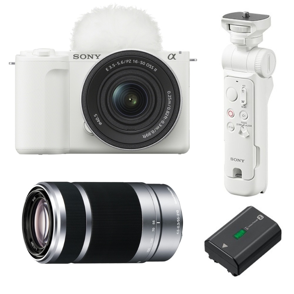 SONY VLOGCAM ZV-E10 II ダブルズームレンズキット ホワイト ZV