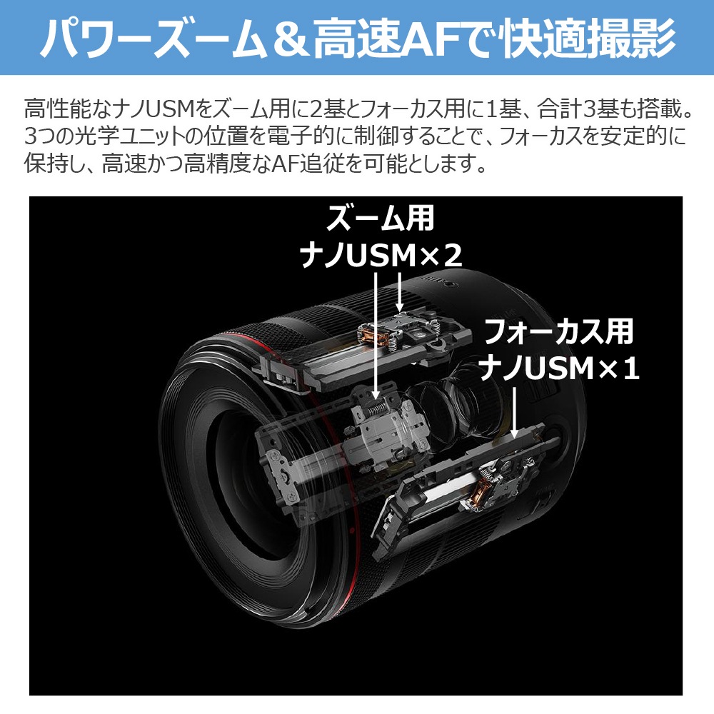 予約商品】Canon RF20-50mm F4 L IS USM PZ【2026年6月下旬発売予定
