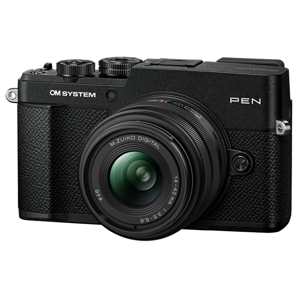予約商品】OM SYSTEM PEN 14-42mm F3.5-5.6 III レンズキット ブラック