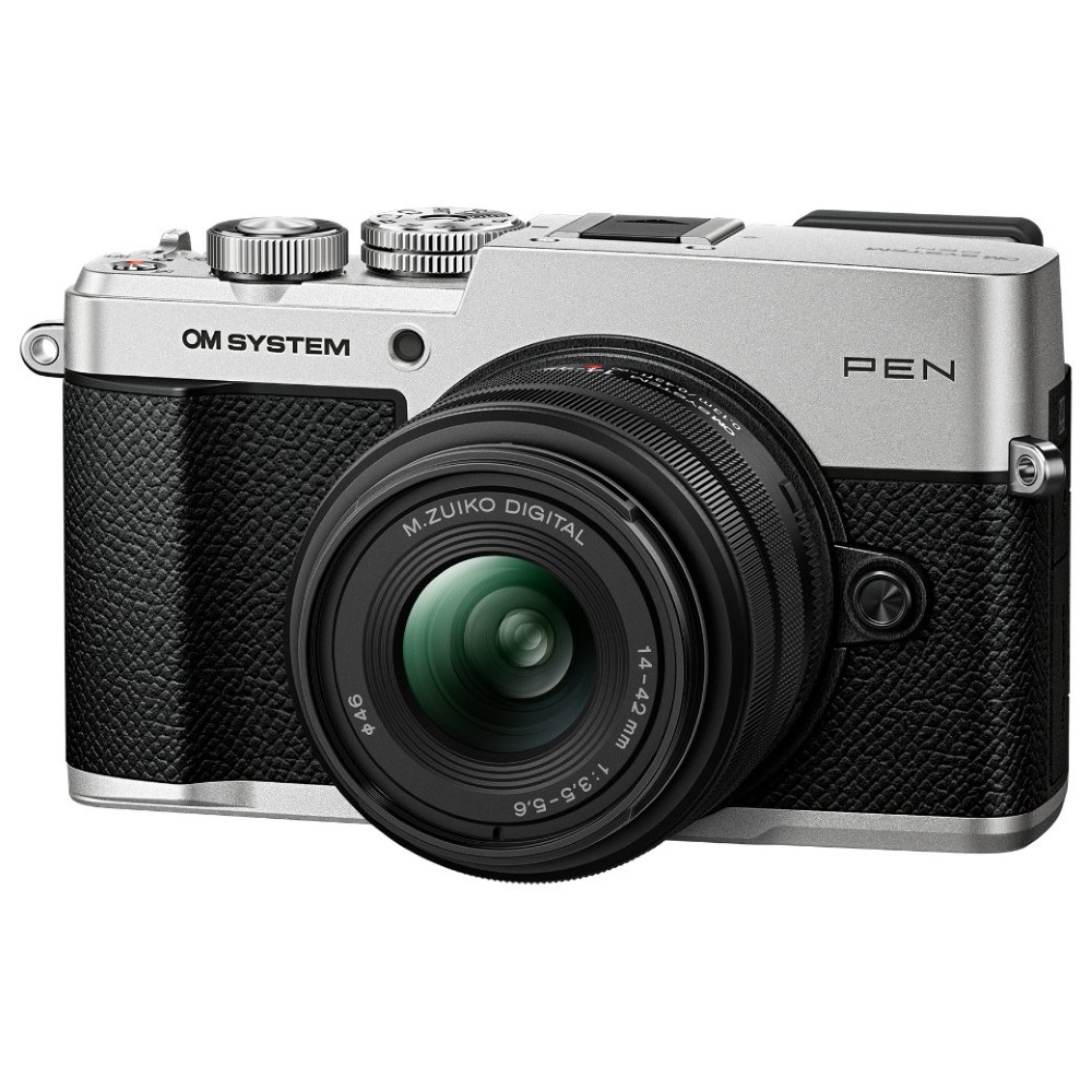 予約商品】OM SYSTEM PEN 14-42mm F3.5-5.6 III レンズキット シルバー