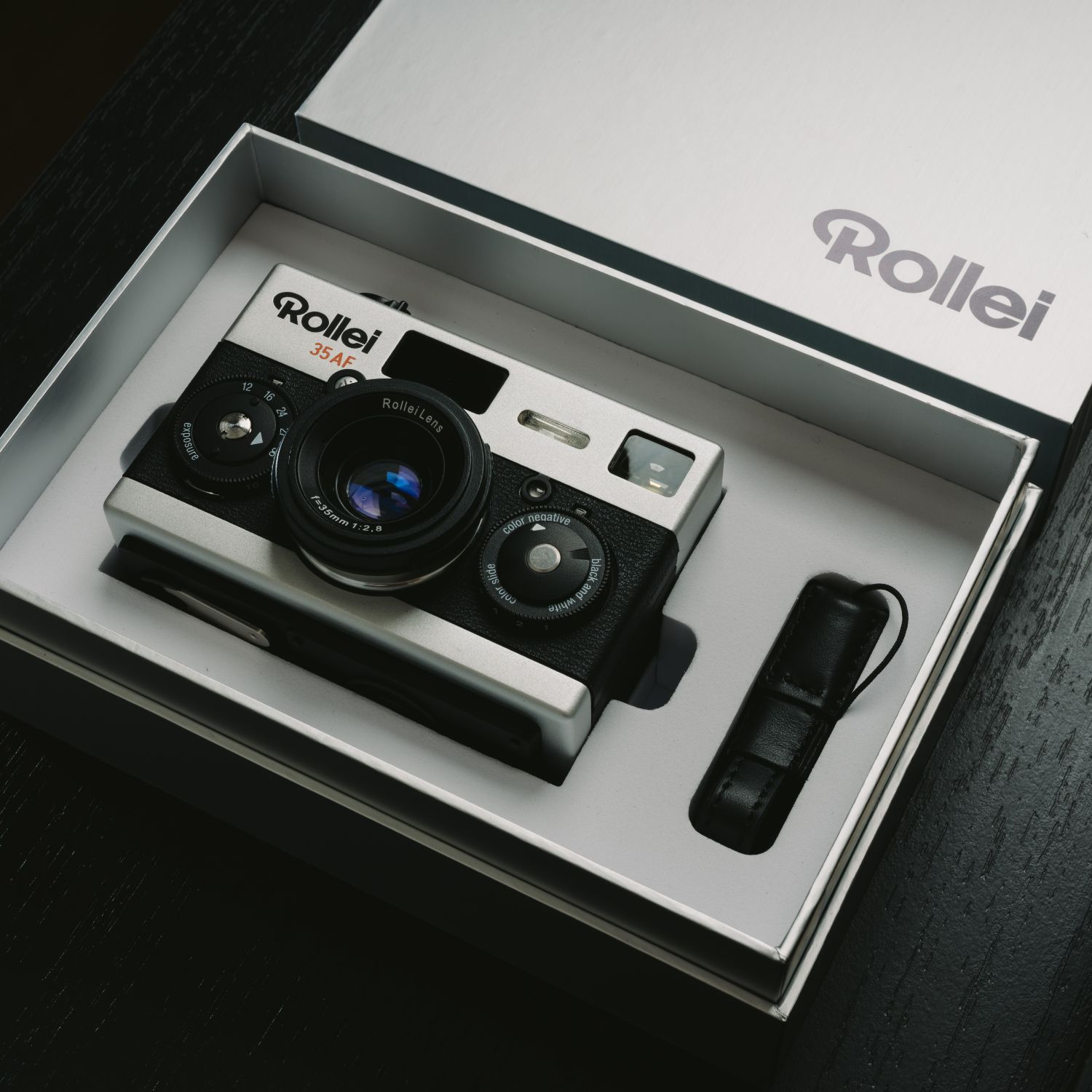 未使用新品 Rollei 35 AF クローム お取り寄せ】Rollei 35AF（クローム）35mmフィルムカメラ