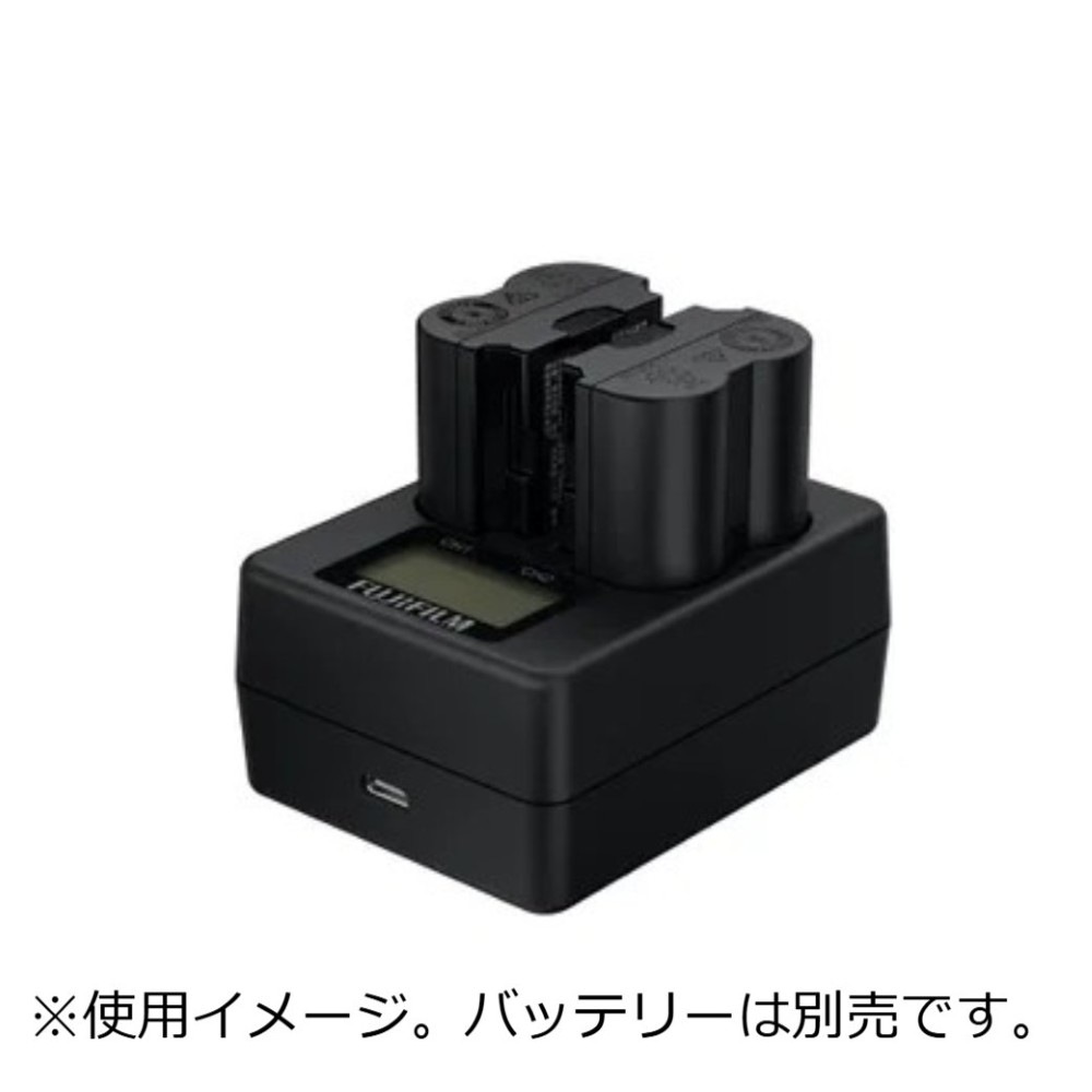 【美品】Fujifilm デュアルバッテリーチャージャー + NP-W235×2 FUJIFILM フジフイルム デュアルバッテリーチャージャー BC-W235（NP