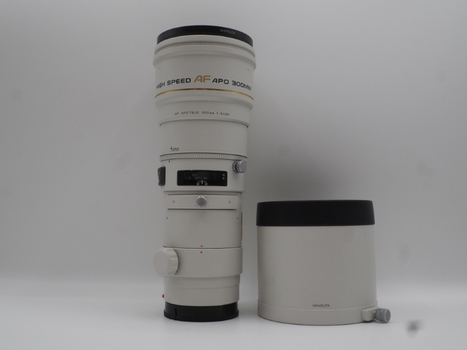 ミノルタ AF ハイスピード アポテレ 300mm F4G フイルター付