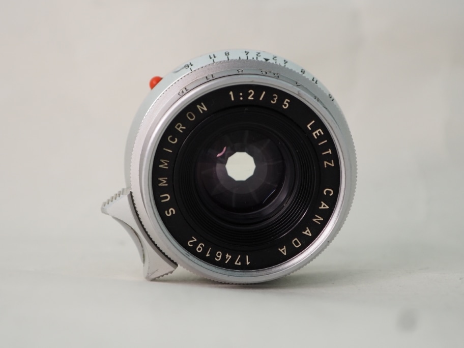 【整備済】ライカ ズミクロン 35mmF2 第1世代 8枚玉　製 ライカ ズミクロン L 35mm F2 8枚玉 カナダ【中古管理番号：BA0342