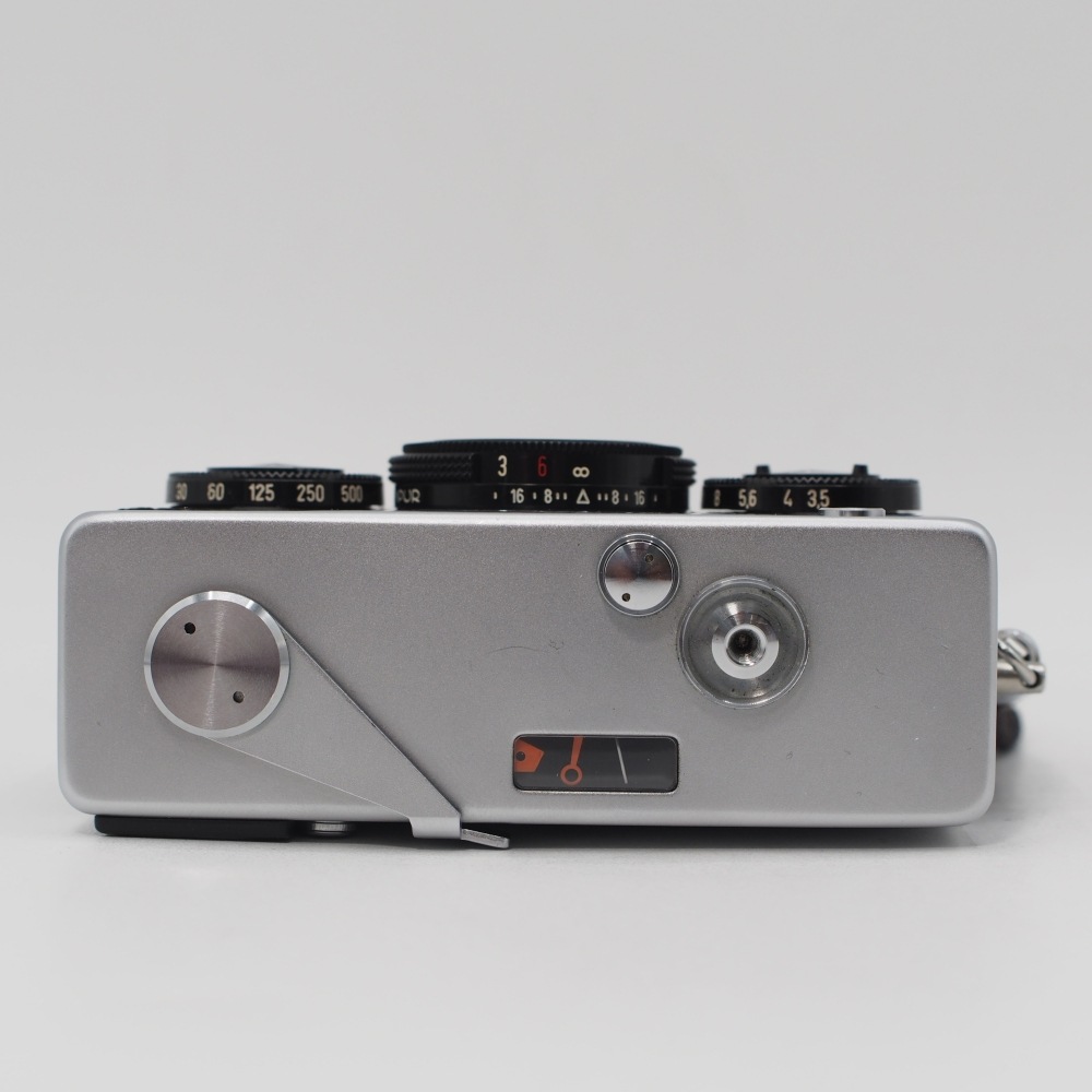 Rollei35T 美品中古 ローライ 35 クローム ｶｰﾙﾂｧｲｽ テッサー 40mm F3.5【中古管理番号