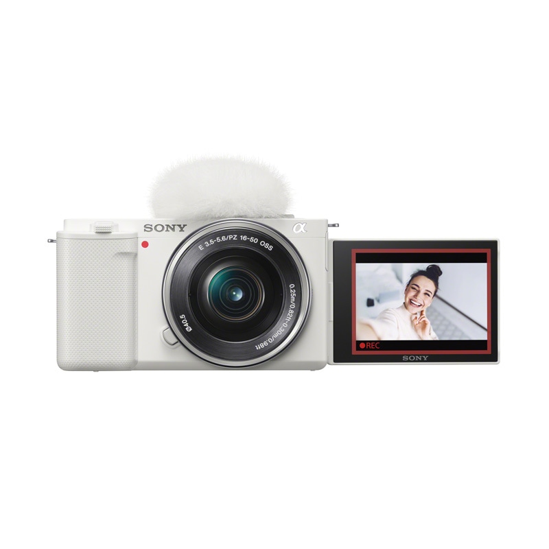 未使用  VLOGCAM ZV-E10L/W ホワイト SONY VLOGCAM ZV-E10L W パワーズームレンズキット ホワイト