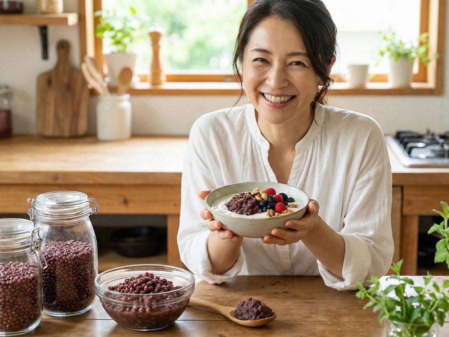 小豆でアンチエイジング