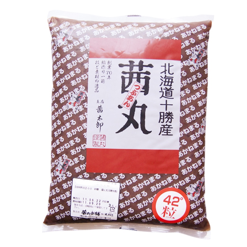 粒あん・十勝超低糖42(3kg)のパッケージ写真