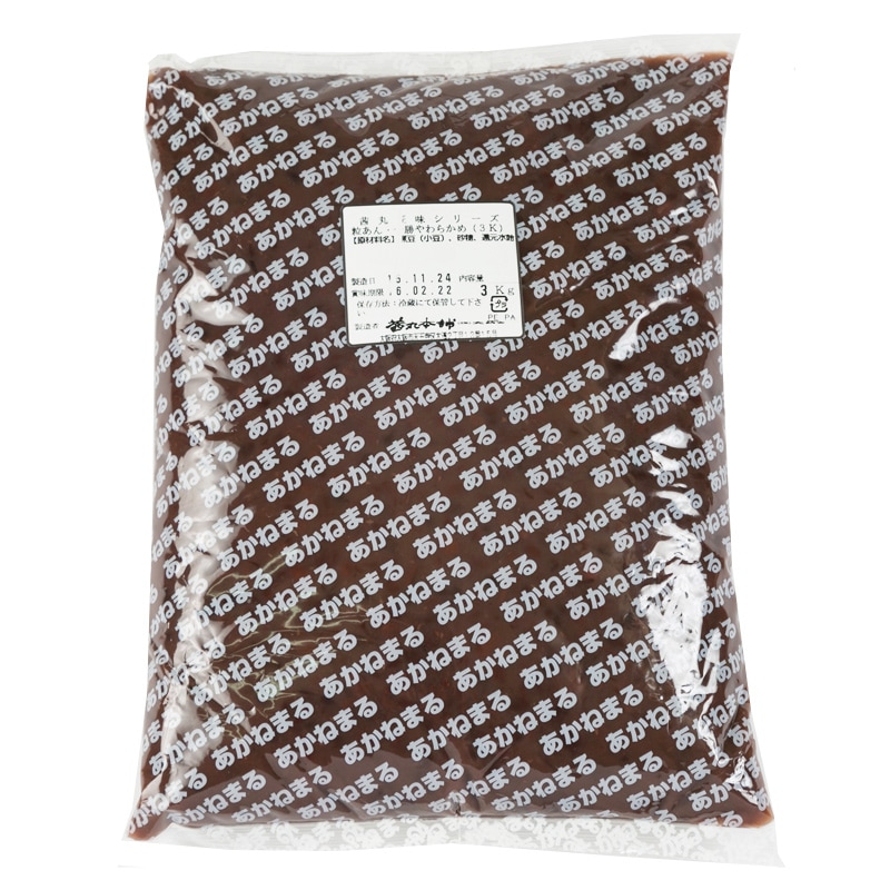 粒あん・十勝~やわらかめ~(3kg)のパッケージ写真