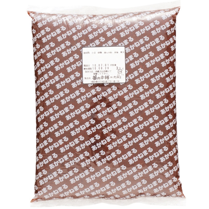 粒あん・十勝～大粒大納言～(3kg×4P)のパッケージ写真