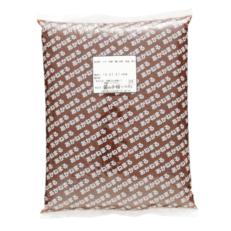 茜丸 粒あん徳用(3kg×4P)のパッケージ写真