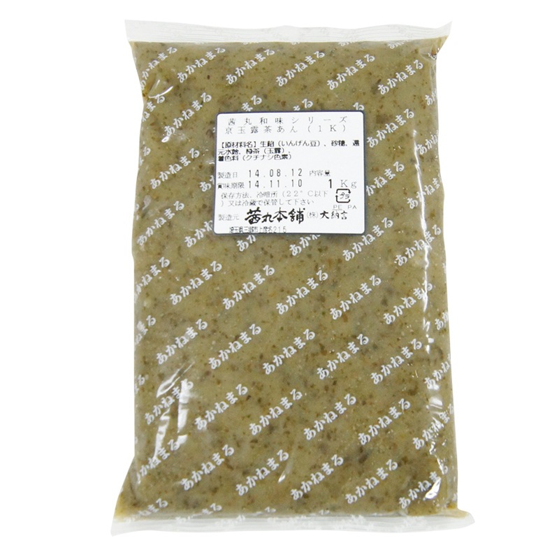 京玉露茶あん(1kg×6P)のパッケージ写真
