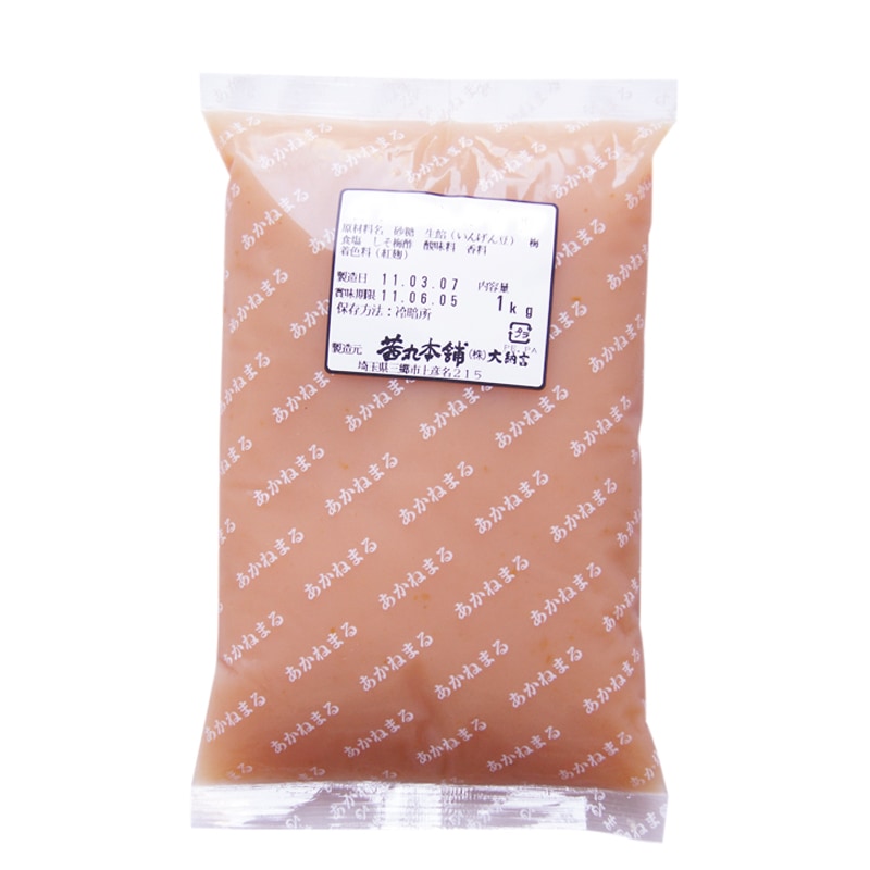 紀州梅あん(1kg)のパッケージ写真