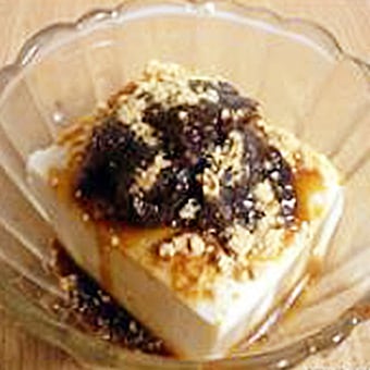 粒あん豆花風デザート