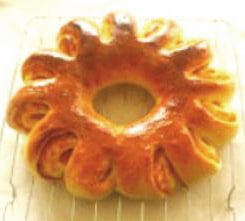 お花かぼちゃパン