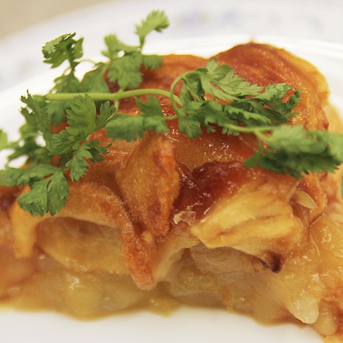 レモン風味のタルトタタン