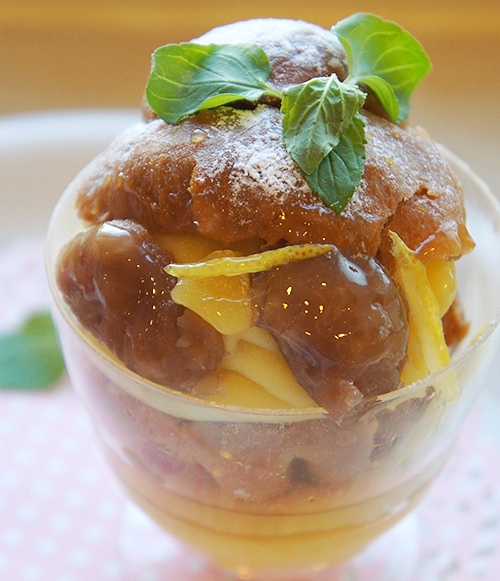 マロンのサヴァラン～パフェ仕立て～