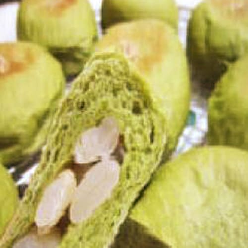 ぺたんこ抹茶豆パン