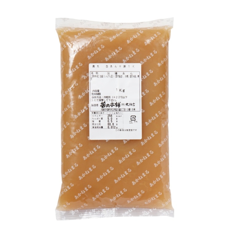 白あん十勝(1kg×6P）のパッケージ写真