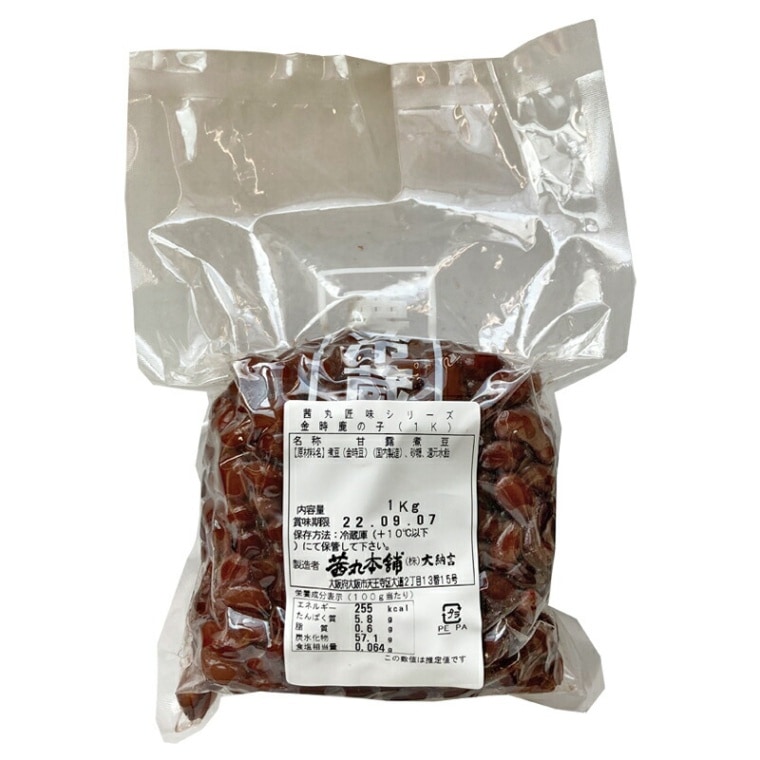 金時鹿の子(1kg×4P)のパッケージ写真