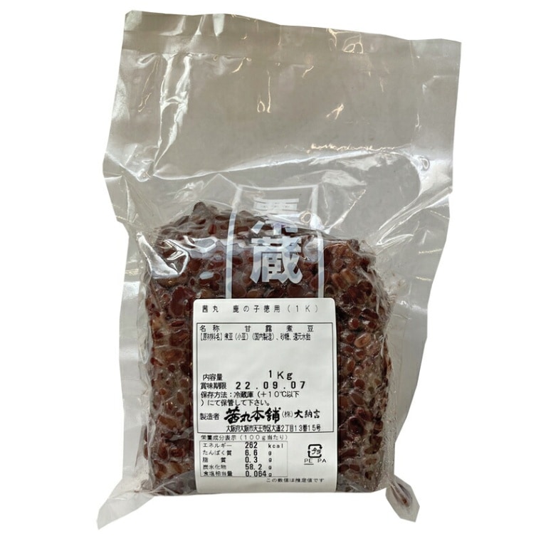 茜丸 鹿の子徳用(1kg)のパッケージ写真