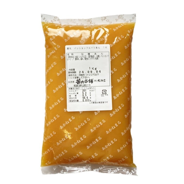 パッションフルーツあん(1kg×6P)のパッケージ写真
