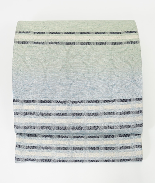 【期間限定お値下げ中です】美品 正絹 袋帯 正絹袋帯 田中伝機業店 寂び撚箔和紙間道 | 袋帯 | 京都西陣 帯の卸し