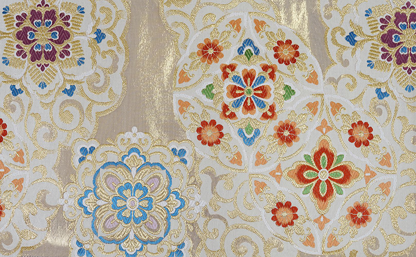 正絹袋帯 佐々木染織株式会社 ゴールド華文 | 袋帯 | 京都西陣 帯の