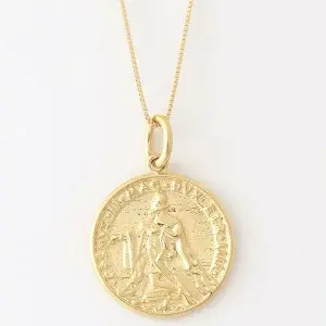 送料込み 18金 18金イエローゴールド メダルS ネックレス コインネックレス コイン ネックレス ゴールドネックレス ペンダント K18 ゴールド 誕生日 イエローゴールド 普段使い おしゃれ かわいい アレルギーフリー 金属アレルギー対応 女性 レディース メンズ 男性