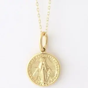 送料込み 18金 18金イエローゴールド メダルS ネックレス コインネックレス コイン ネックレス ゴールドネックレス ペンダント K18 ゴールド 誕生日 イエローゴールド 普段使い おしゃれ かわいい アレルギーフリー 金属アレルギー対応 女性 レディース メンズ 男性