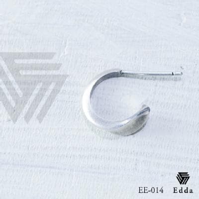 送料込み おしゃれな形のピアス シルバーピアス ピアス シルバー925 ジルコニア キュービック ホワイト アンティーク加工 いぶし加工 メンズ レディース クリスマス バレンタイン ホワイトデー 19juuku Edda エッダ