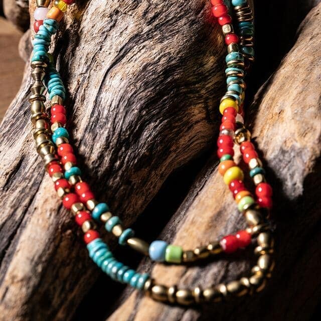 送料込み かっこいいネックレス ビーズネックレス ビーズブレス アンクレット ビーズ プレゼント ケース メンズ レディース クリスマス バレンタイン 19juuku Edda エッダ