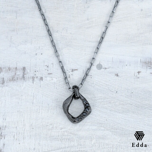 送料込み シルバーネックレス シルバーチェーン ペンダント プレゼント サークル ネックレス シルバー925 燻し加工 ロングチェーン アンティーク メンズ おしゃれ 人気 Edda エッダ