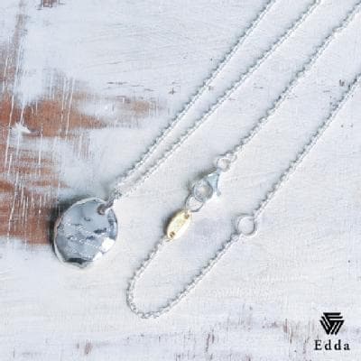 送料込み おしゃれなネックレス プレートネックレス メッセージ おしゃれ かっこいい シルバーネックレス シルバーチェーン ネックレス シルバー925 ロングチェーン アンティーク メンズ レディース クリスマス プレゼント 19juuku Edda エッダ