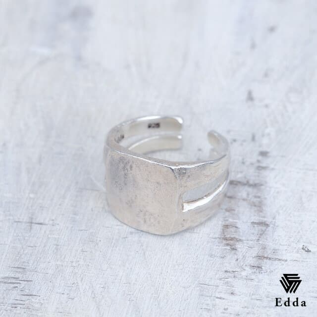 送料込み フリーサイズなのでサイズがわからないプレゼントにもおすすめ 指輪 リング リングケース かっこいい おしゃれ シルバー925 フリーリング アンティーク加工 黒 メンズ レディース 19juuku Edda エッダ