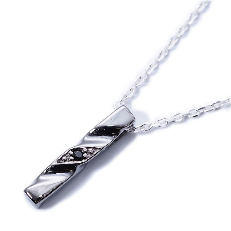 送料込み 華奢な可愛いネックレス ペンダント シルバーネックレス かわいい おしゃれ ペアネックレス ネックレス 小さめ お揃い 華奢 バレンタイン プレゼント ホワイトデー プレゼント シルバー925 メンズ レディース ジルコニア ストーン 黒 19juuku