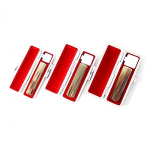 実印・銀行印・認印セット/牛角(中柄)/16.5・15・12/(各カラーモミケース付)|牛角（中柄） ※販売終了|個人用-実印・銀行印・認印セット