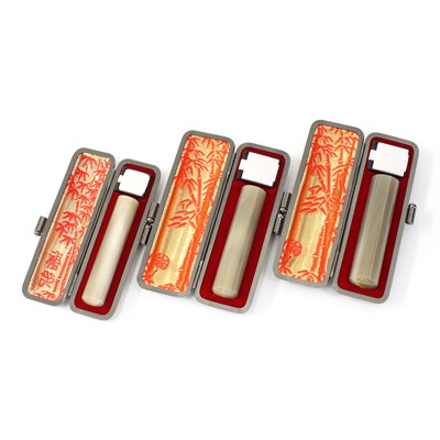 篆刻　15個入り ケース付き　6セット 篆刻 15個入り ケース付き 6セット 【公式通販】