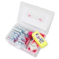 お名前スタンプ「ＢａｎＢａｎネーム」　さくらセット　ピンク|お名前スタンプ|ゴム印